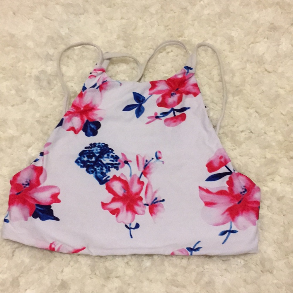 Reversible swim top